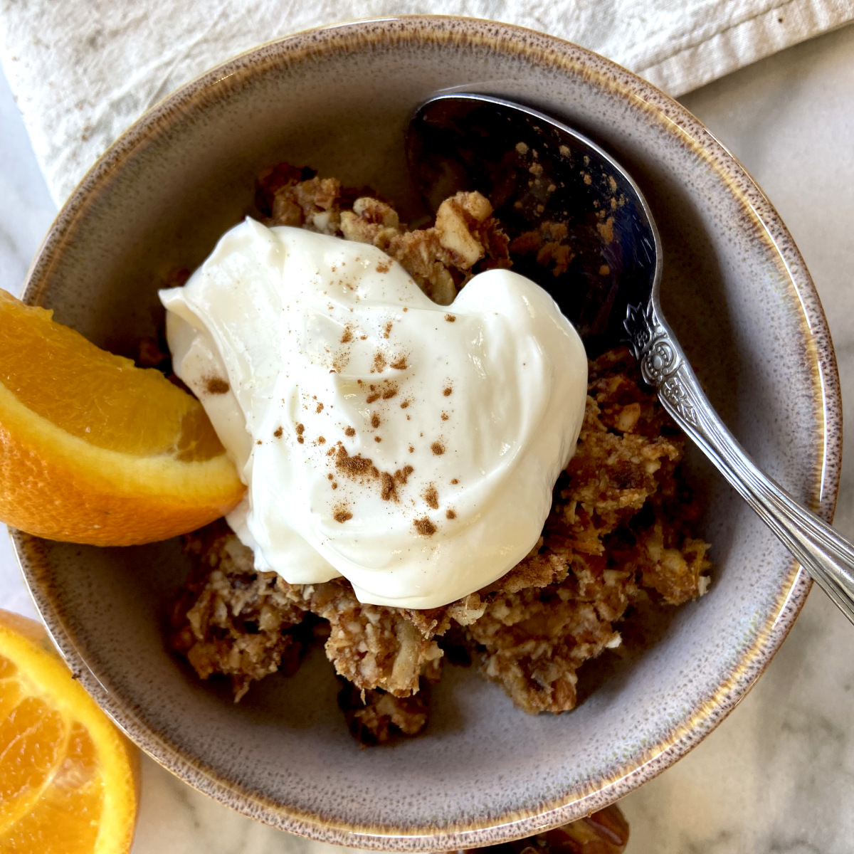paleo granola recipe date orange