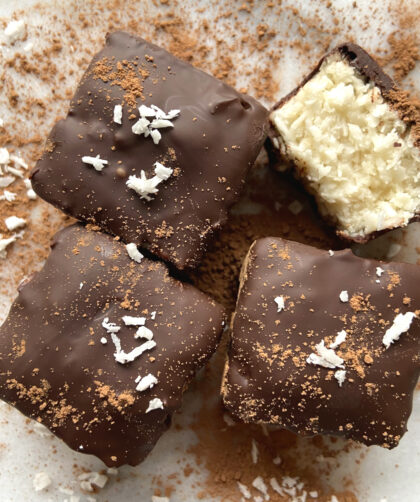 homemade energy bar coconut