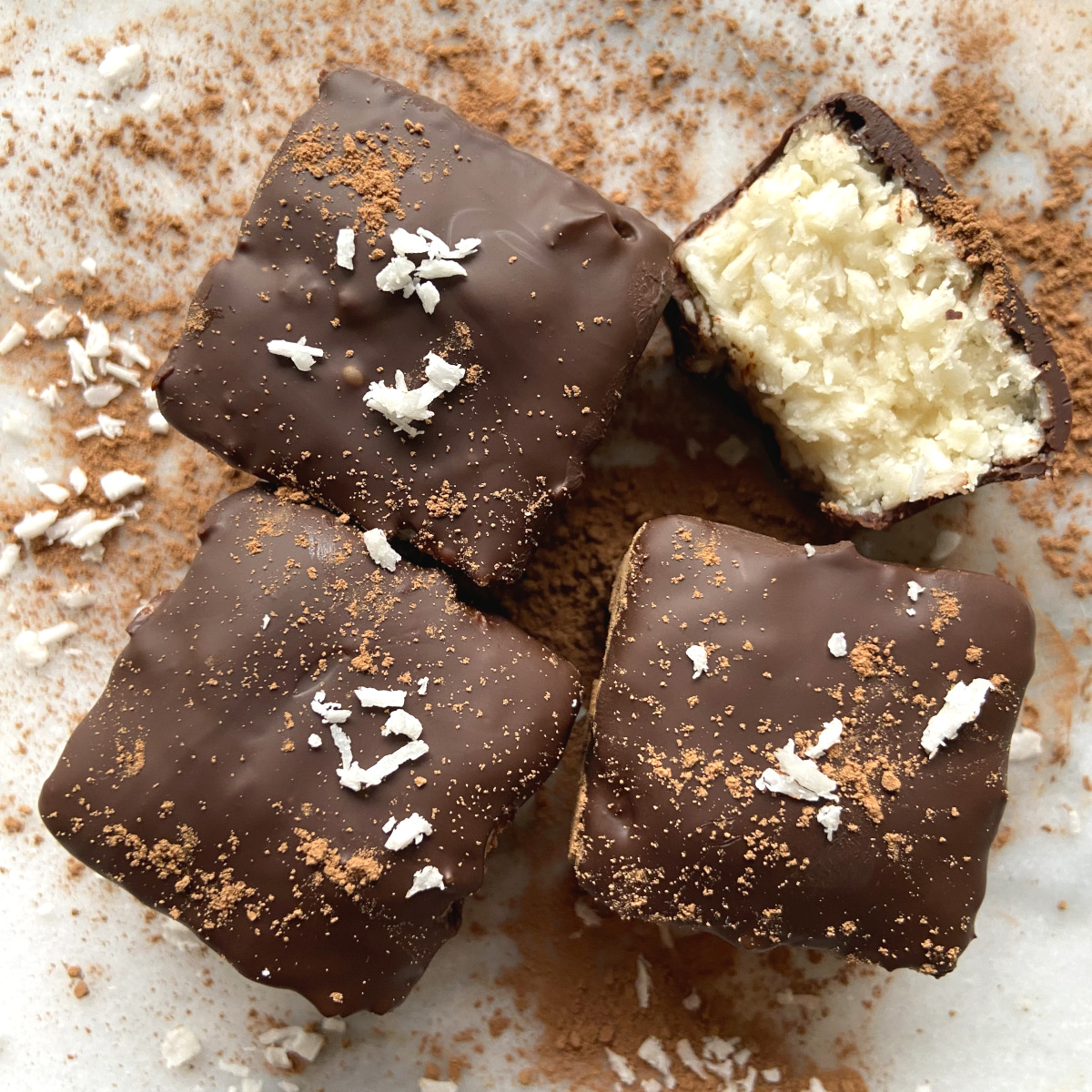 Chocolate Coconut Energy Bites – Bounty Bar Style!