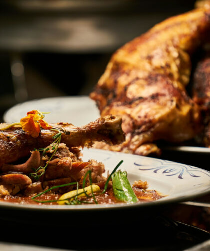 Mediterranean roast chicken